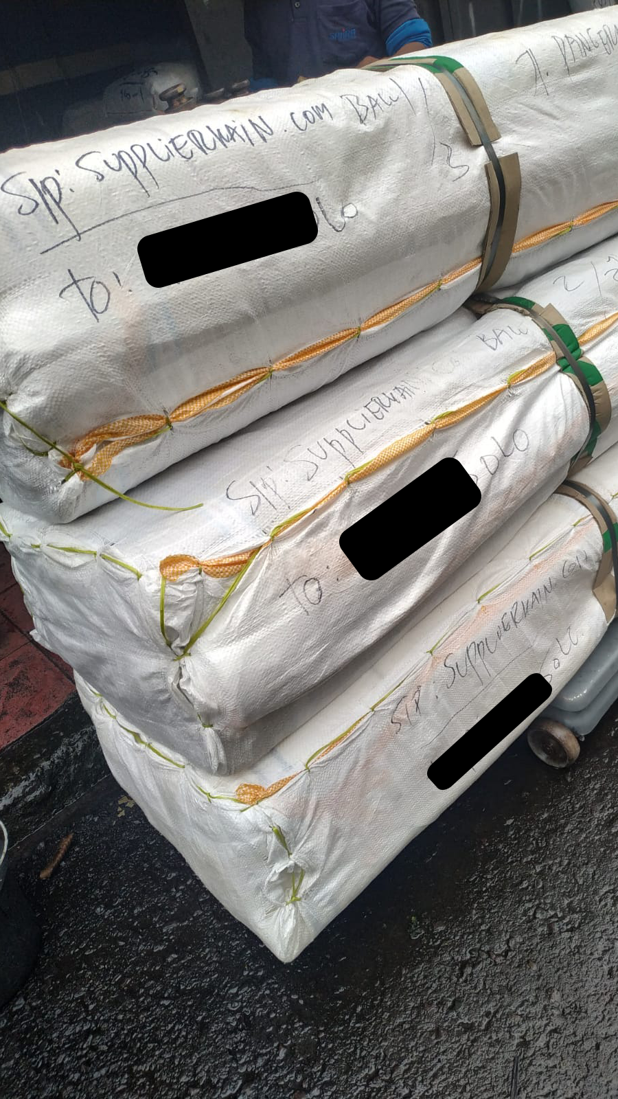 Bukti pengiriman kain dari supplierkain.com